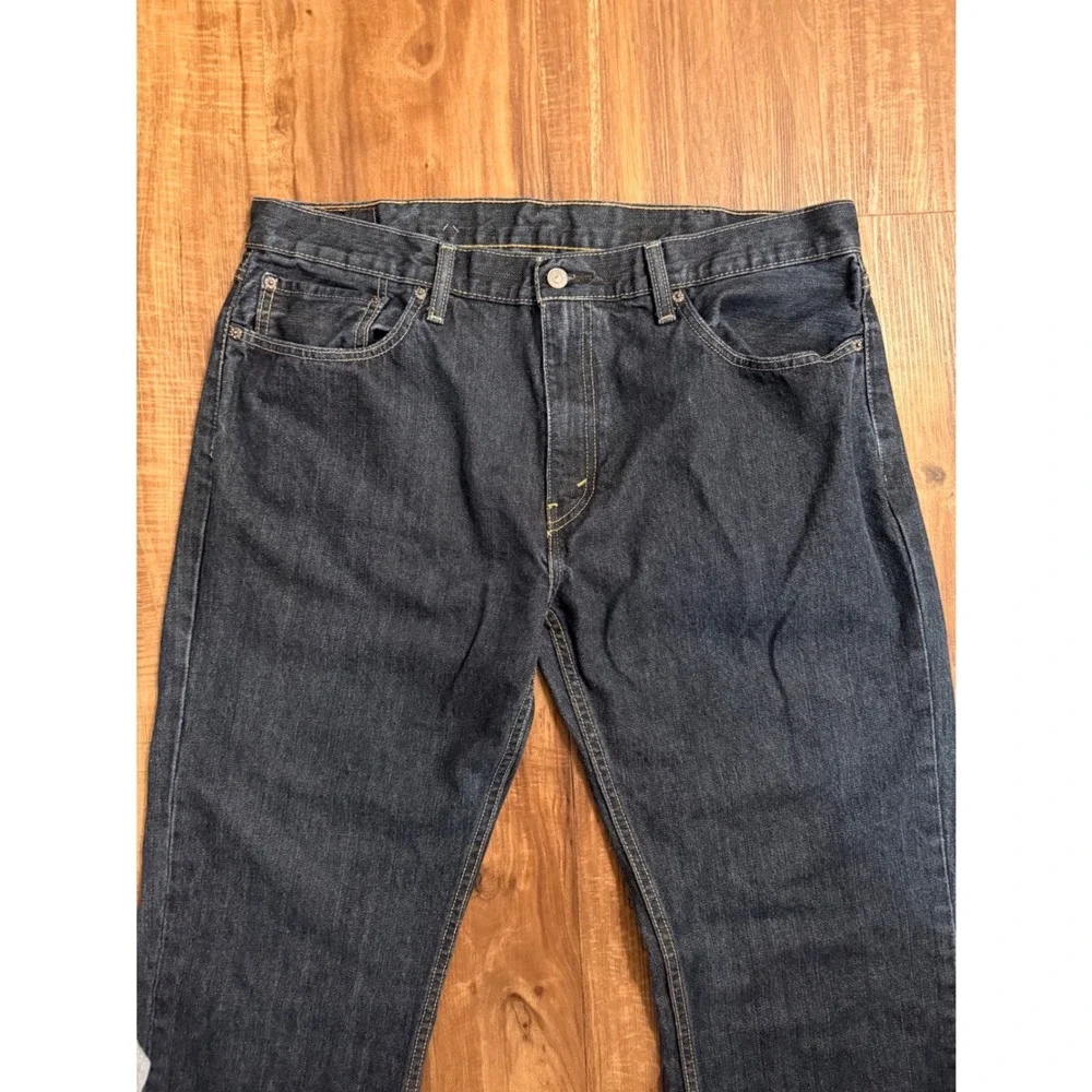 NWOT Levis 559 Relaxed Straight Leg Jeans Mens 38x38 Dark Wash Indigo